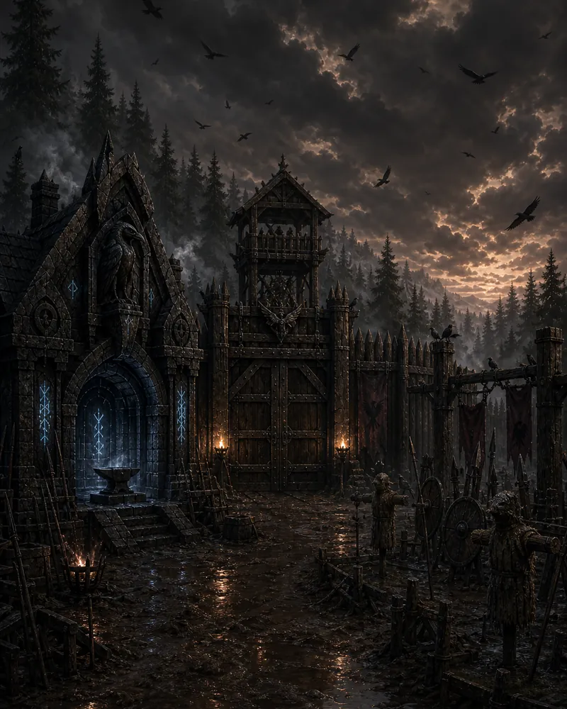 Obóz przy ognisku